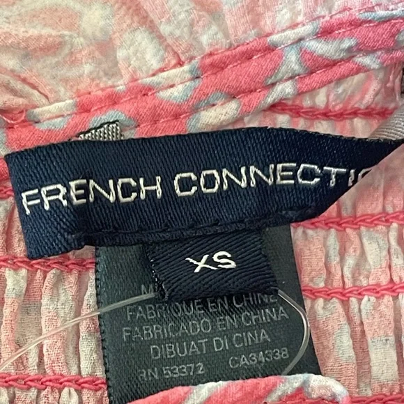 French Connection Woman Mock Neck Ruffle Dress Size: XS - Picture 7 of 8